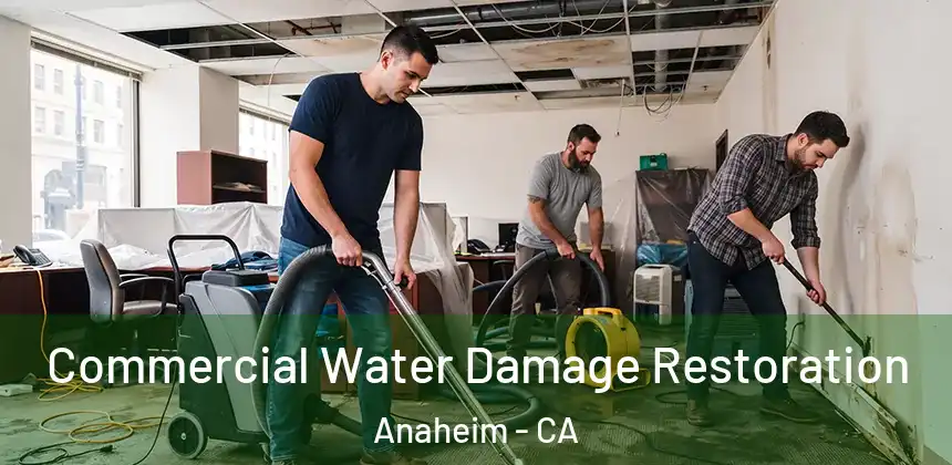  Commercial Water Damage Restoration Anaheim - CA