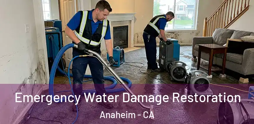  Emergency Water Damage Restoration Anaheim - CA