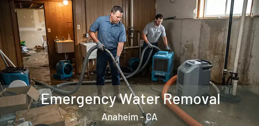  Emergency Water Removal Anaheim - CA