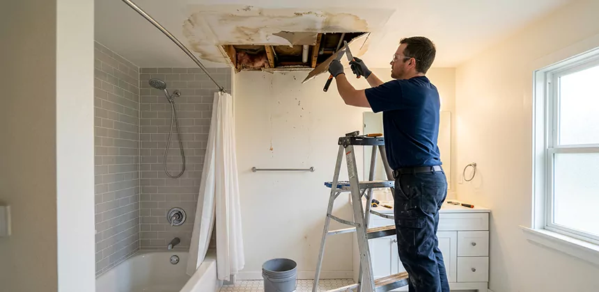 Bathroom Leak Ceiling Repair in Anaheim