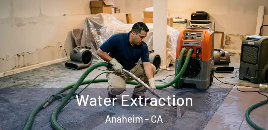  Water Extraction Anaheim - CA